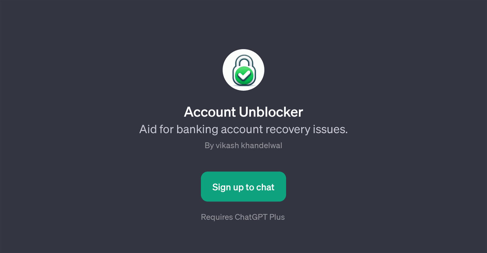 Account Unblocker