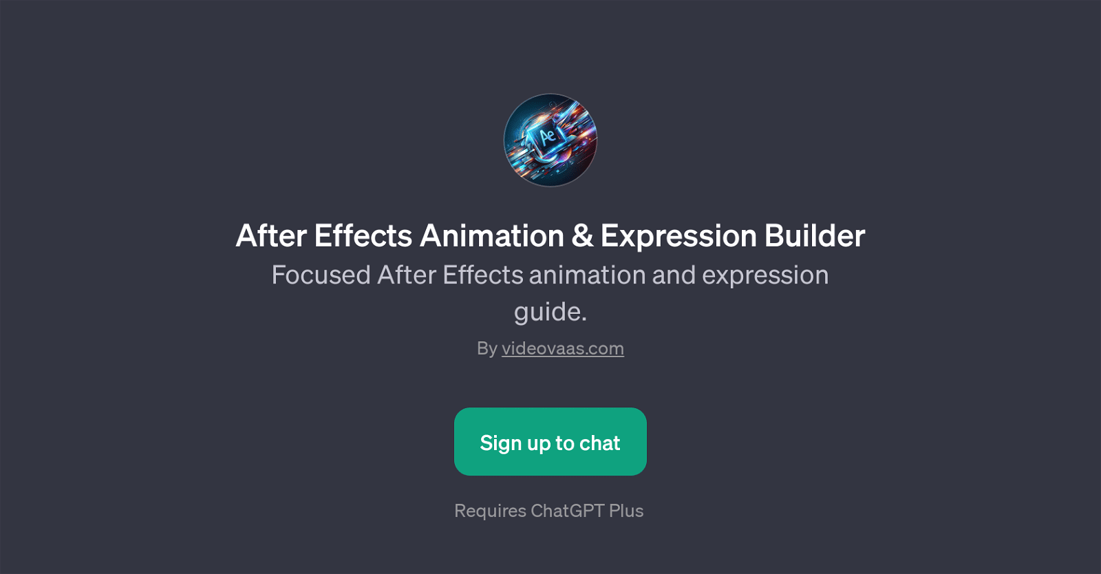 After Effects Animation & Expression Builder