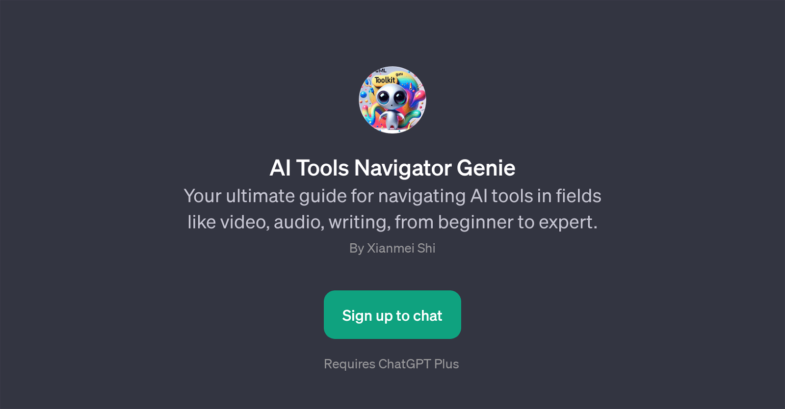 AI Tools Navigator Genie