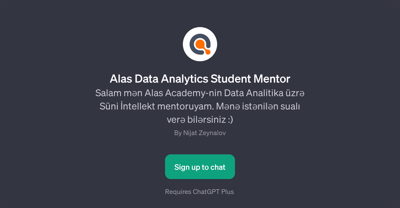 Alas Data Analytics Student Mentor