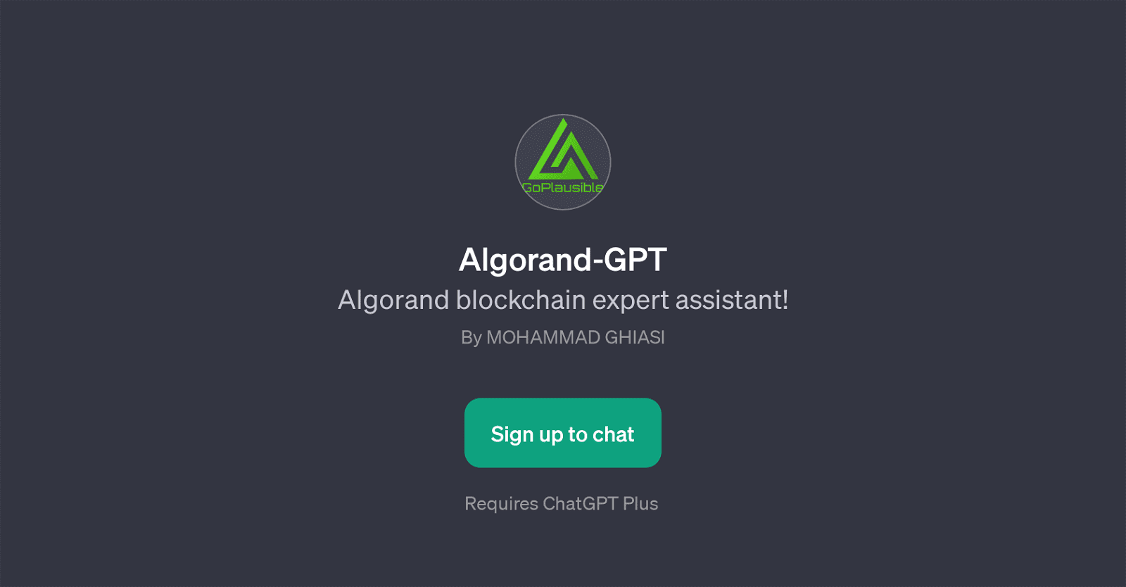 Algorand-GPT
