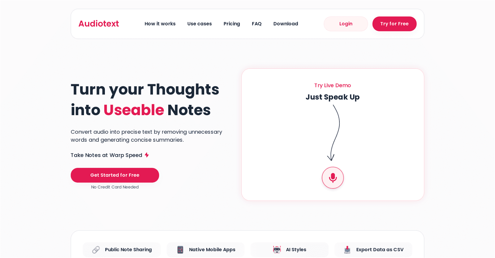 Audiotext AI