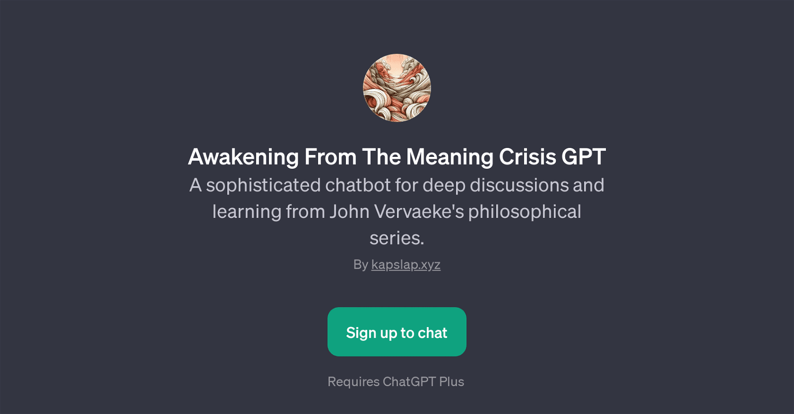 Awakening From The Meaning Crisis GPT