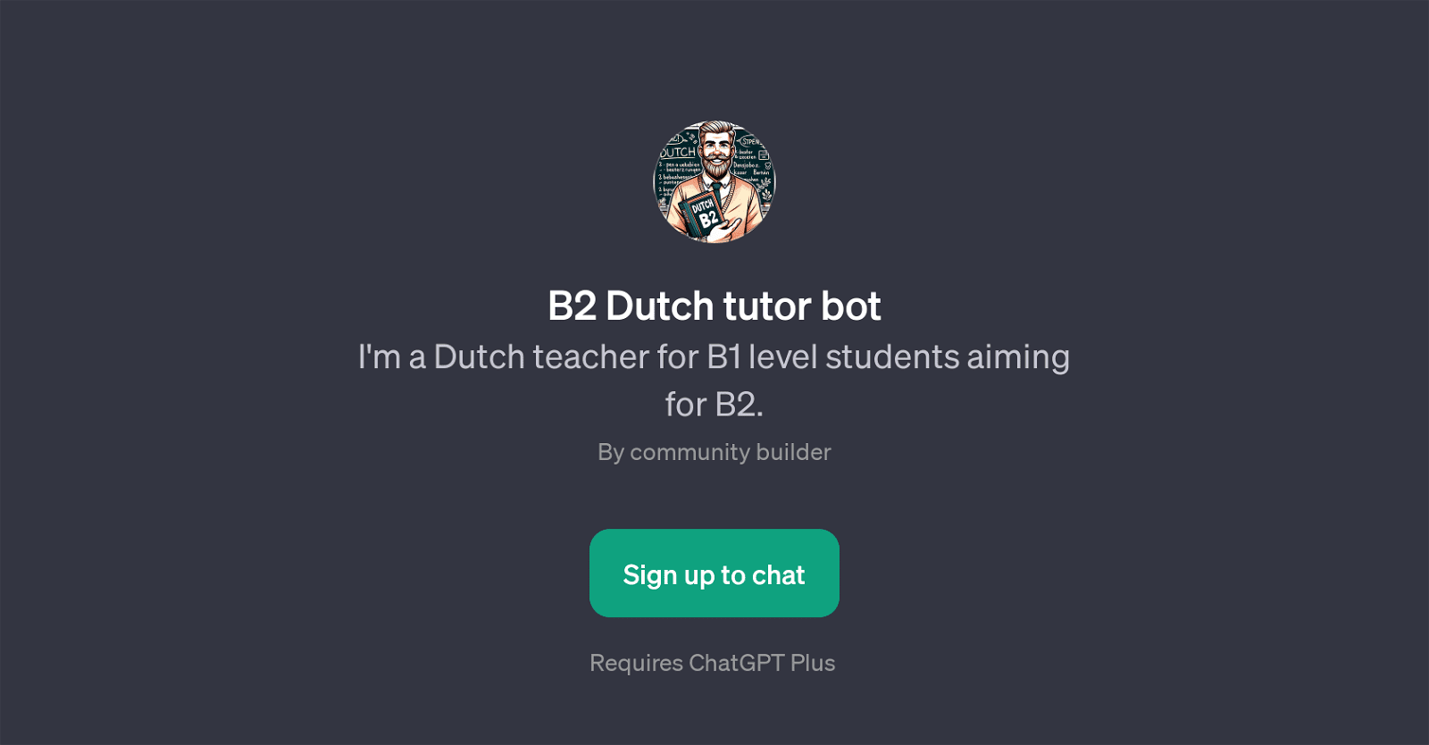 B2 Dutch tutor bot