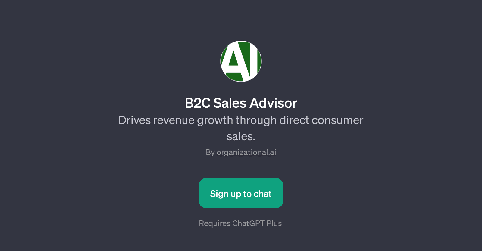 B2C Sales Advisor