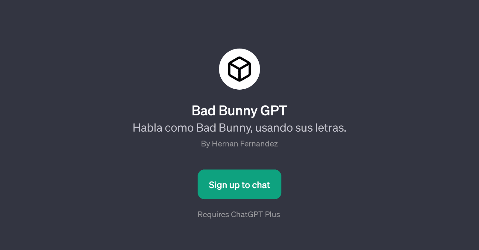 Bad Bunny GPT
