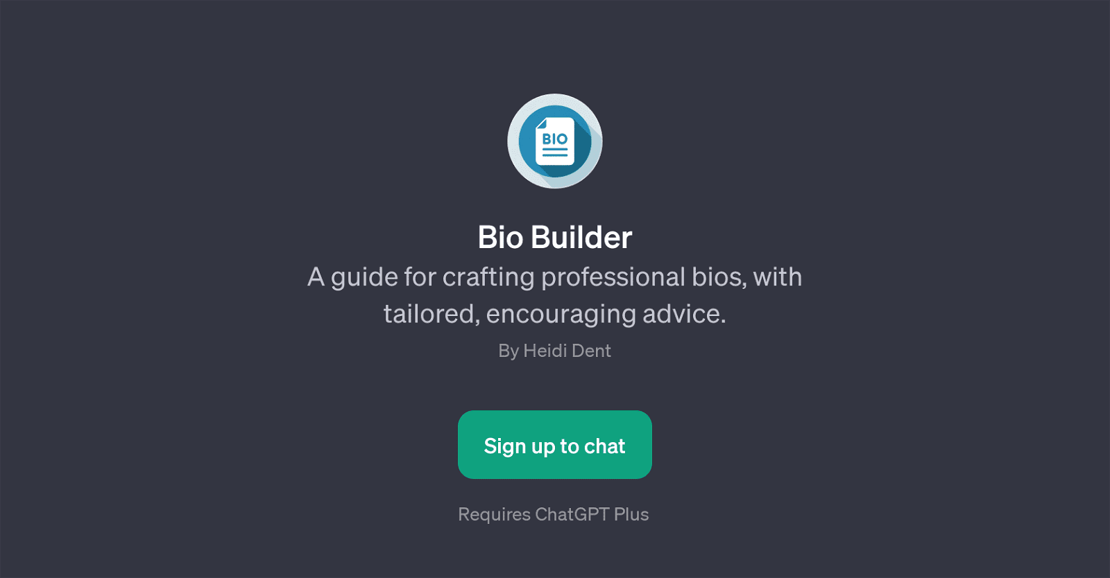 Bio Builder