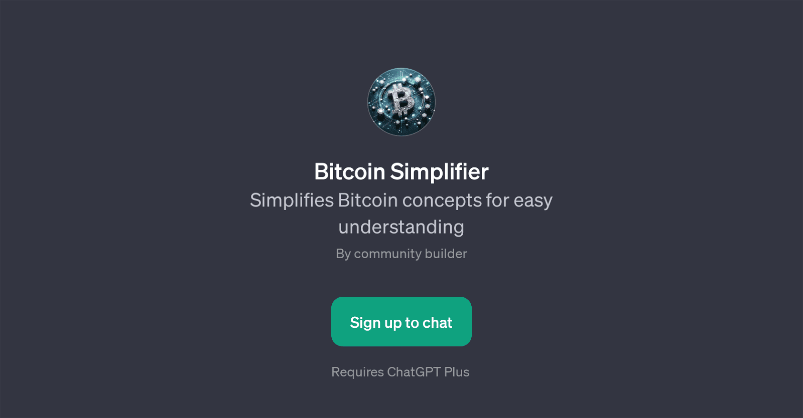 Bitcoin Simplifier