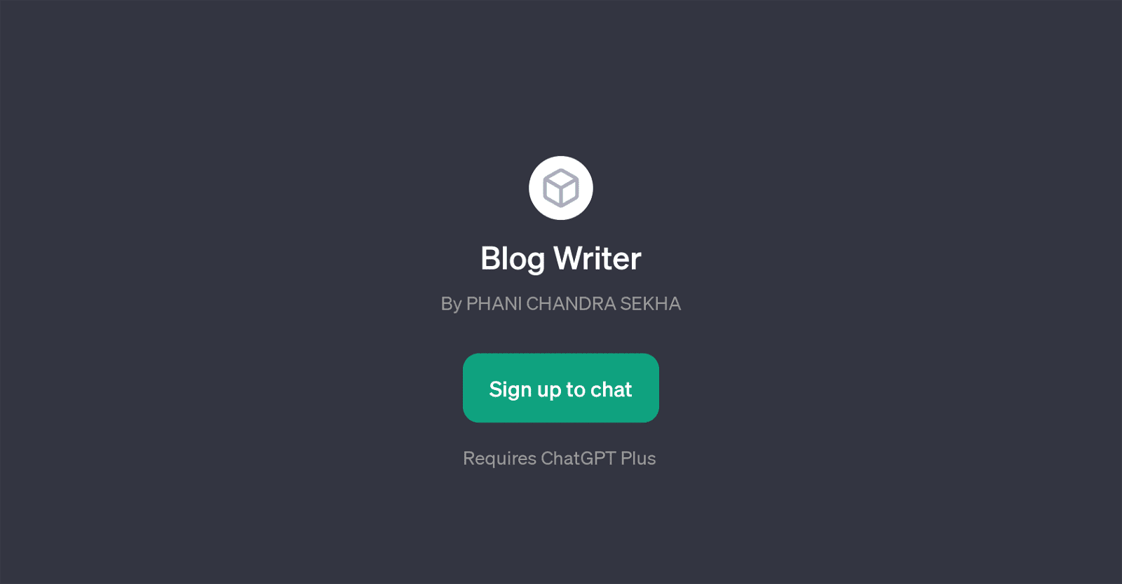 Blog Writer-GPT
