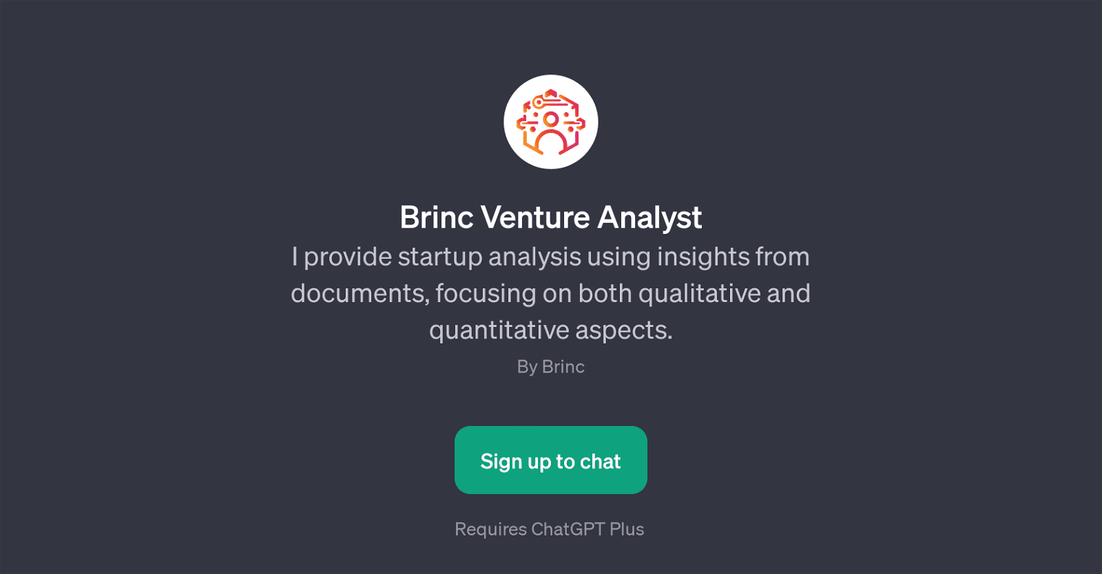 Brinc Venture Analyst