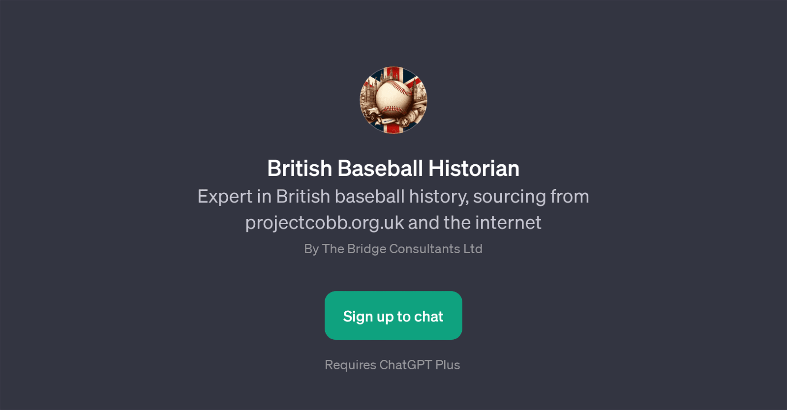 British Baseball Historian