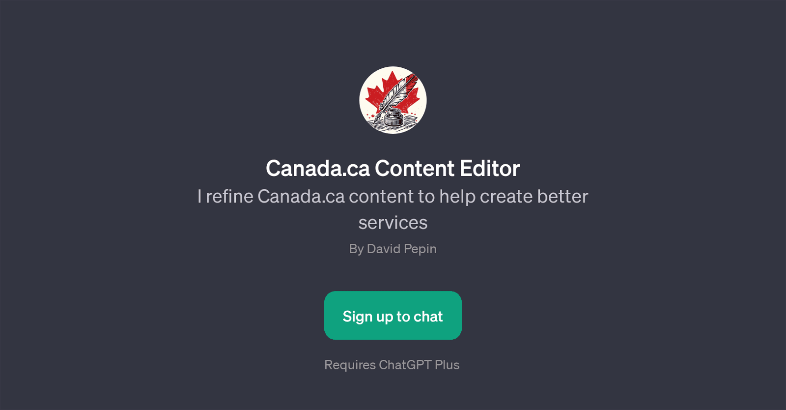 Canada.ca Content Editor