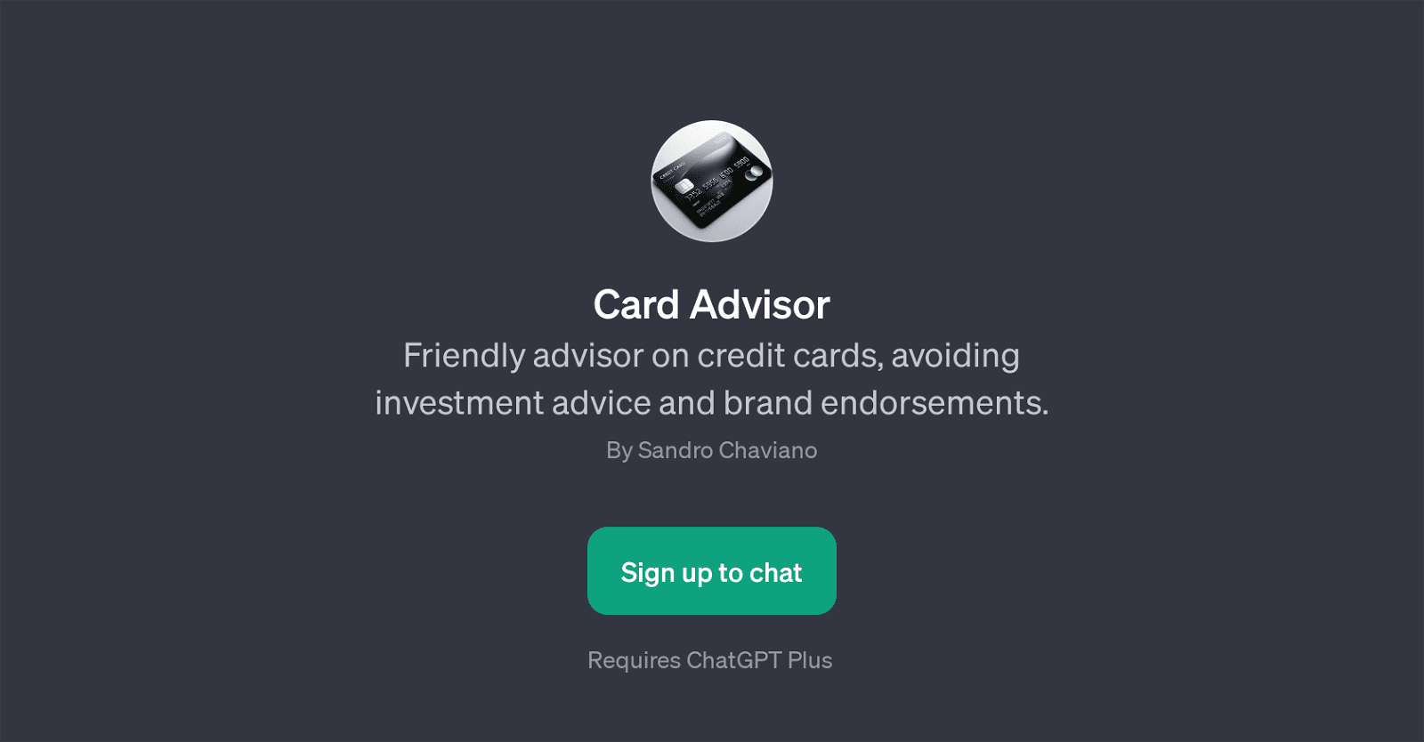 Card Advisor