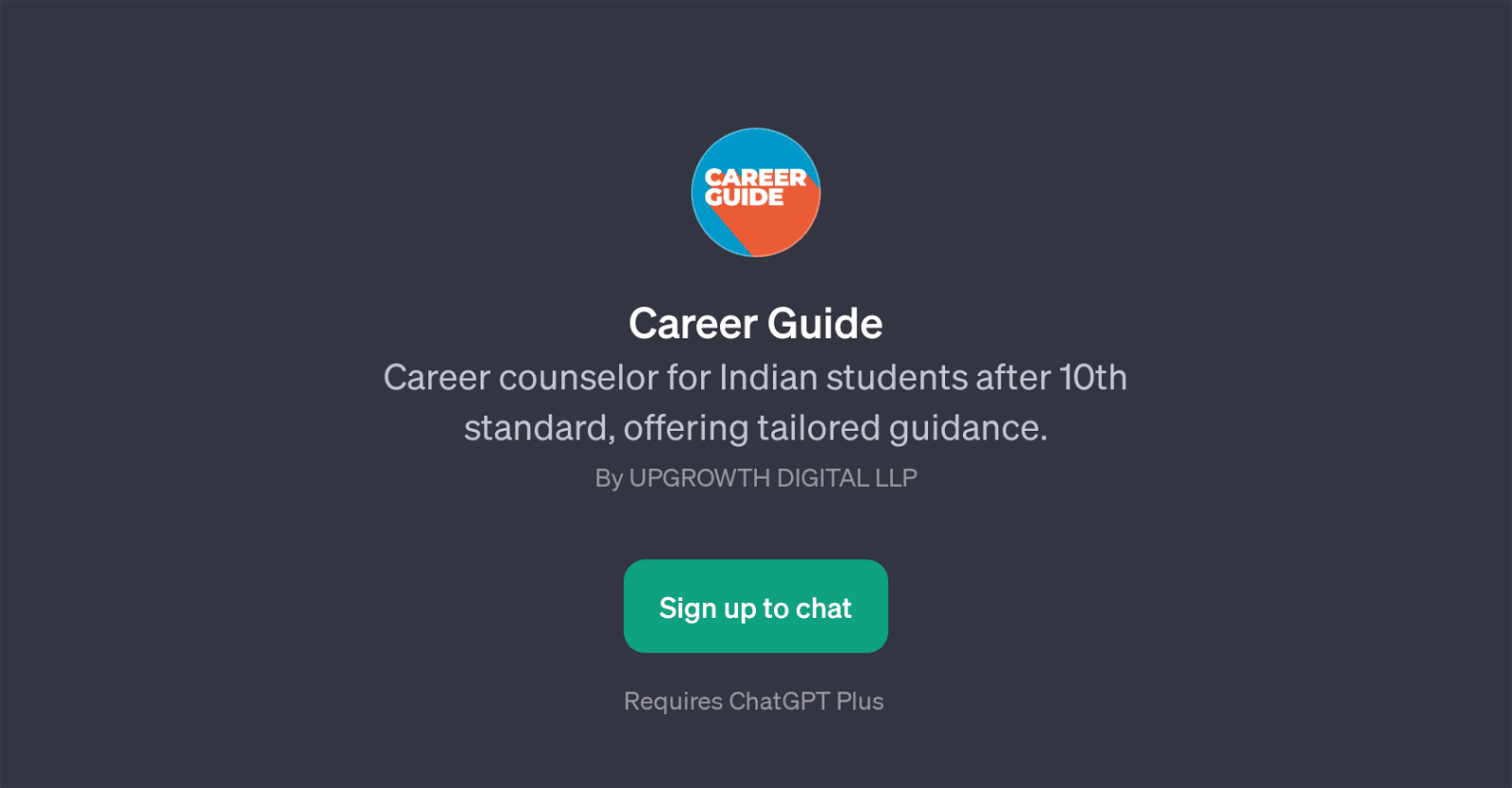 Career Guide-Tailored guidance
