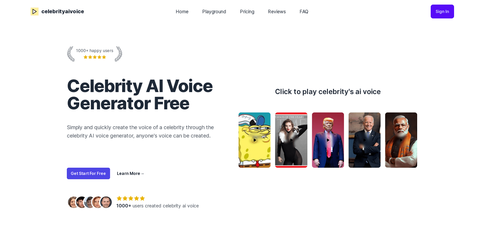 Celebrity AI Voice
