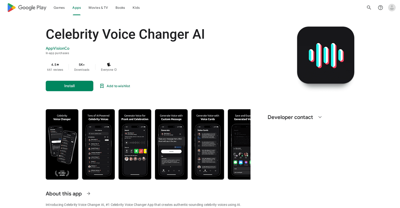 Celebrity Voice Changer AI