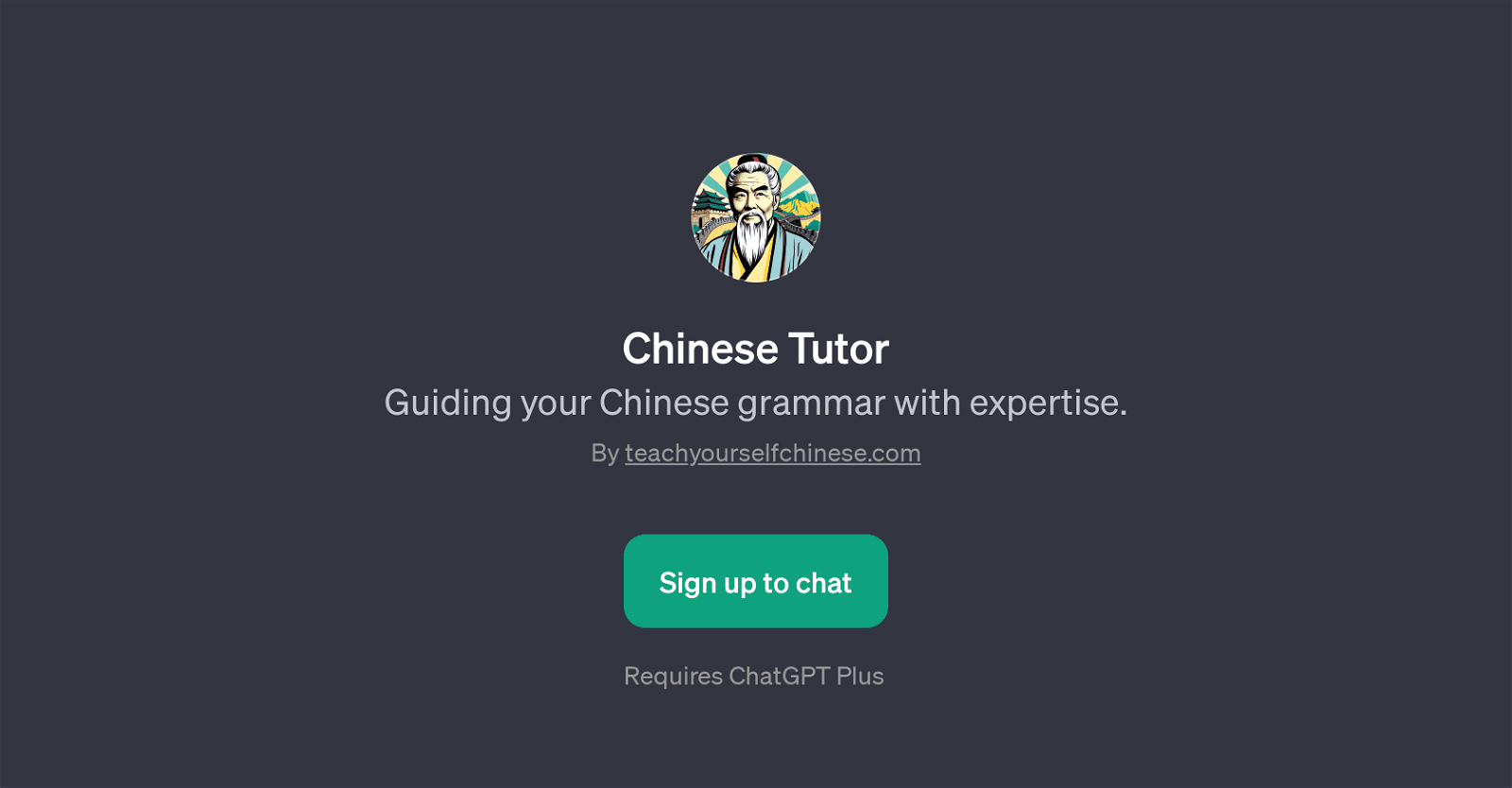 Chinese Tutor