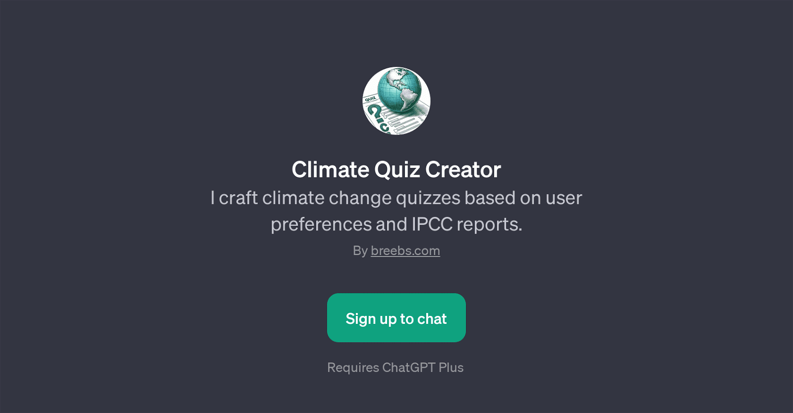 Climate Quiz Creator