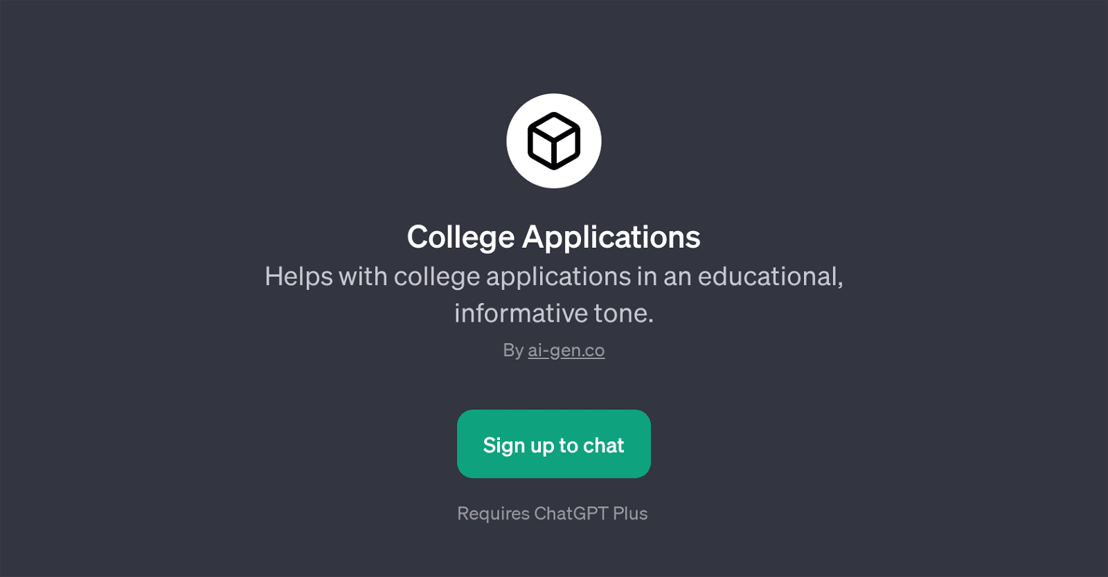College Applications