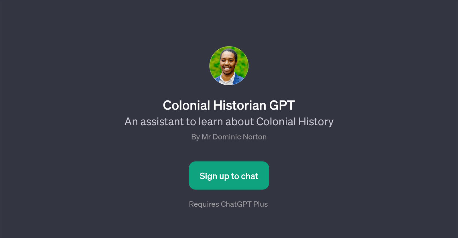Colonial Historian GPT