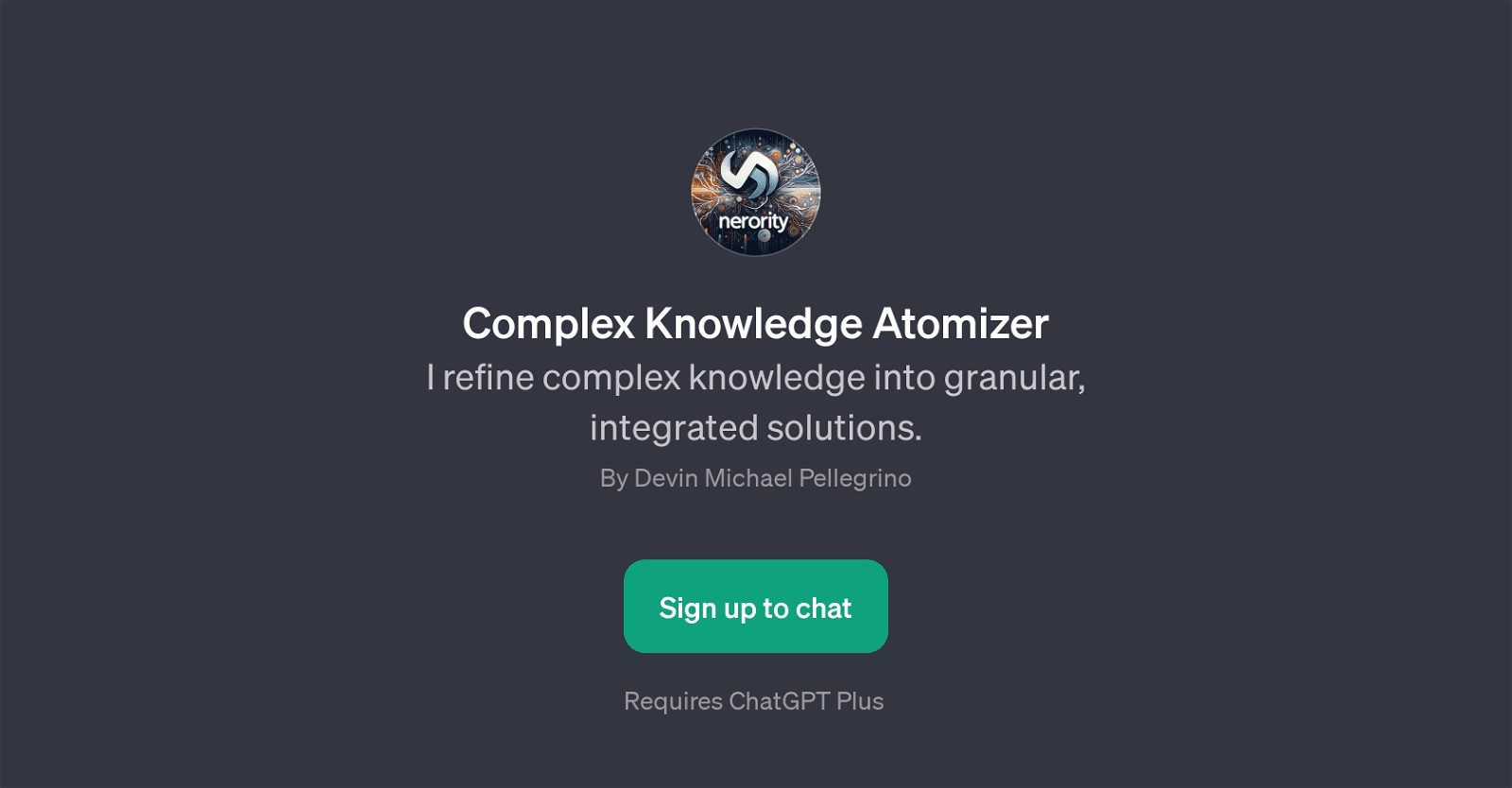 Complex Knowledge Atomizer