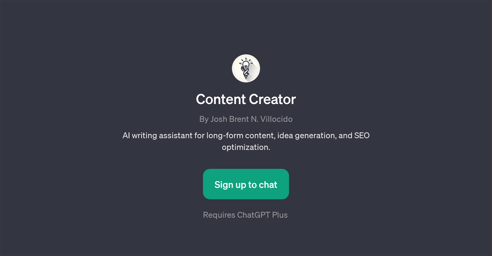 Content Creator GPT