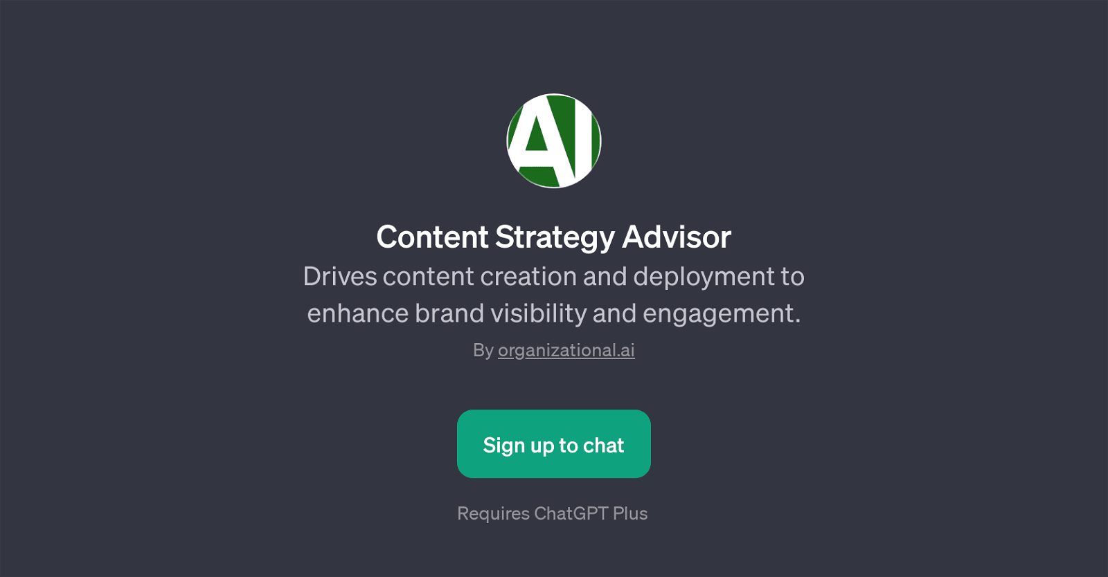 Content Strategy Advisor