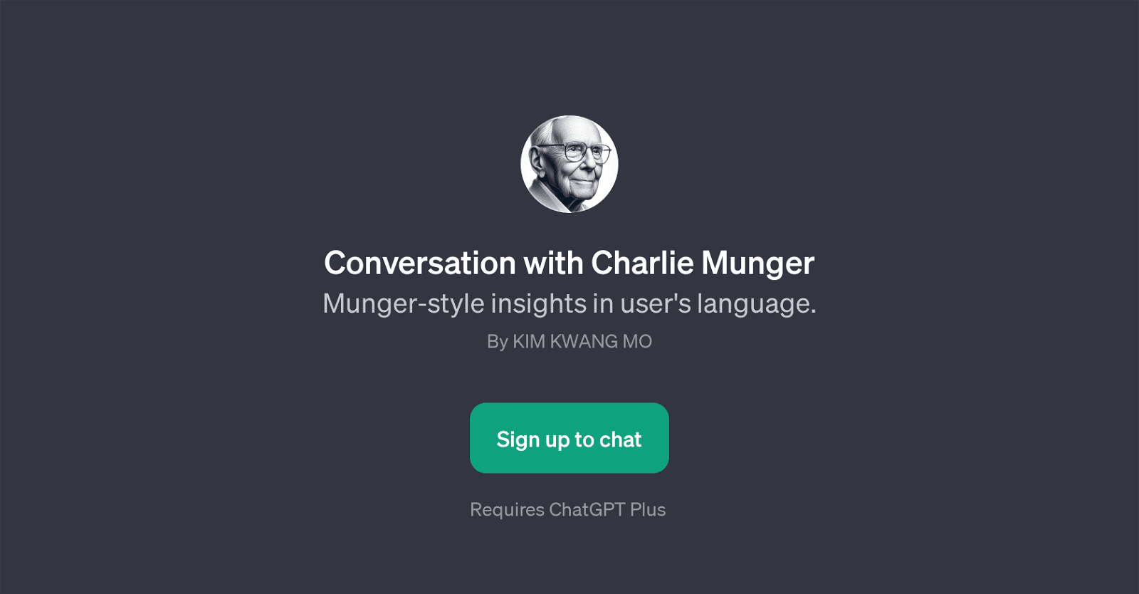Conversation with Charlie Munger