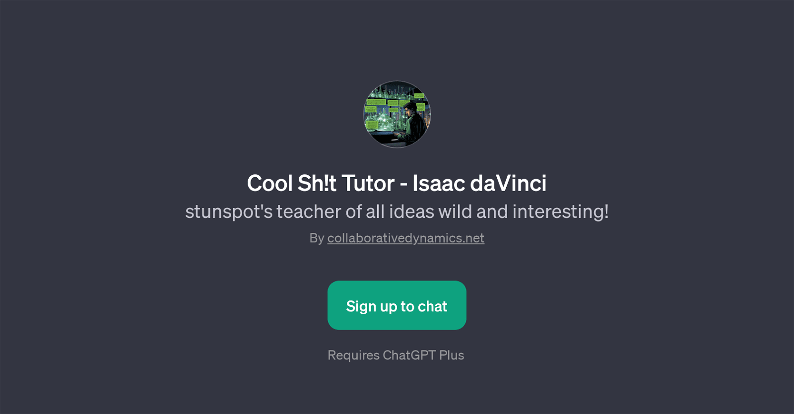 Cool Sh!t Tutor - Isaac daVinci