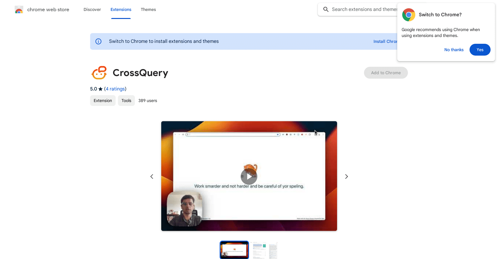 CrossQuery