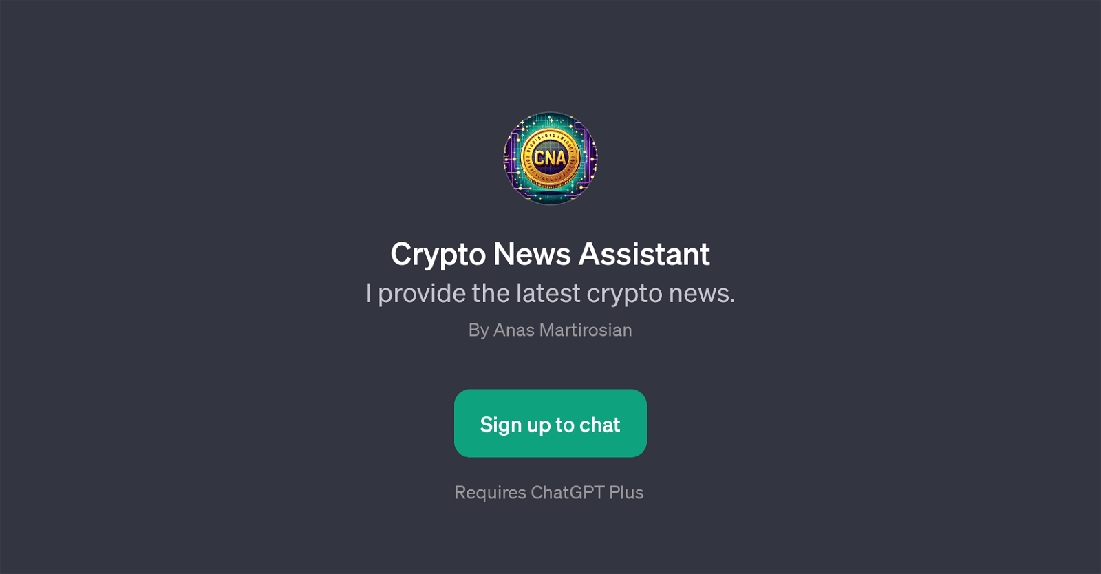 Crypto News Assistant