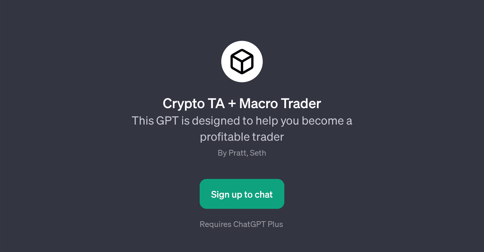 Crypto TA + Macro Trader