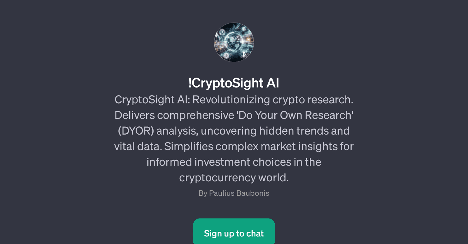 !CryptoSight AI