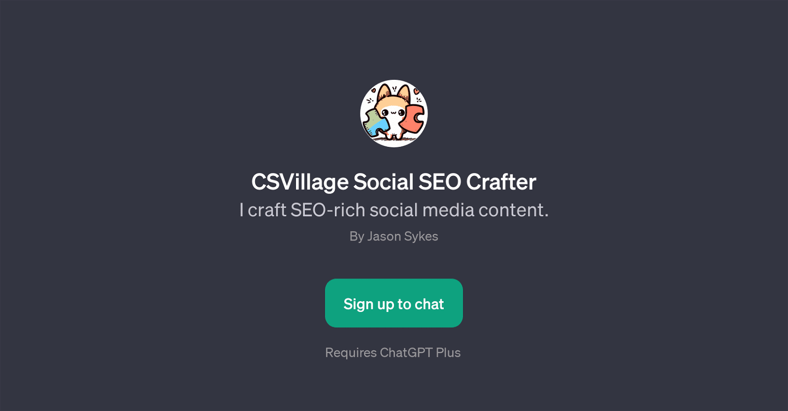 CSVillage Social SEO Crafter