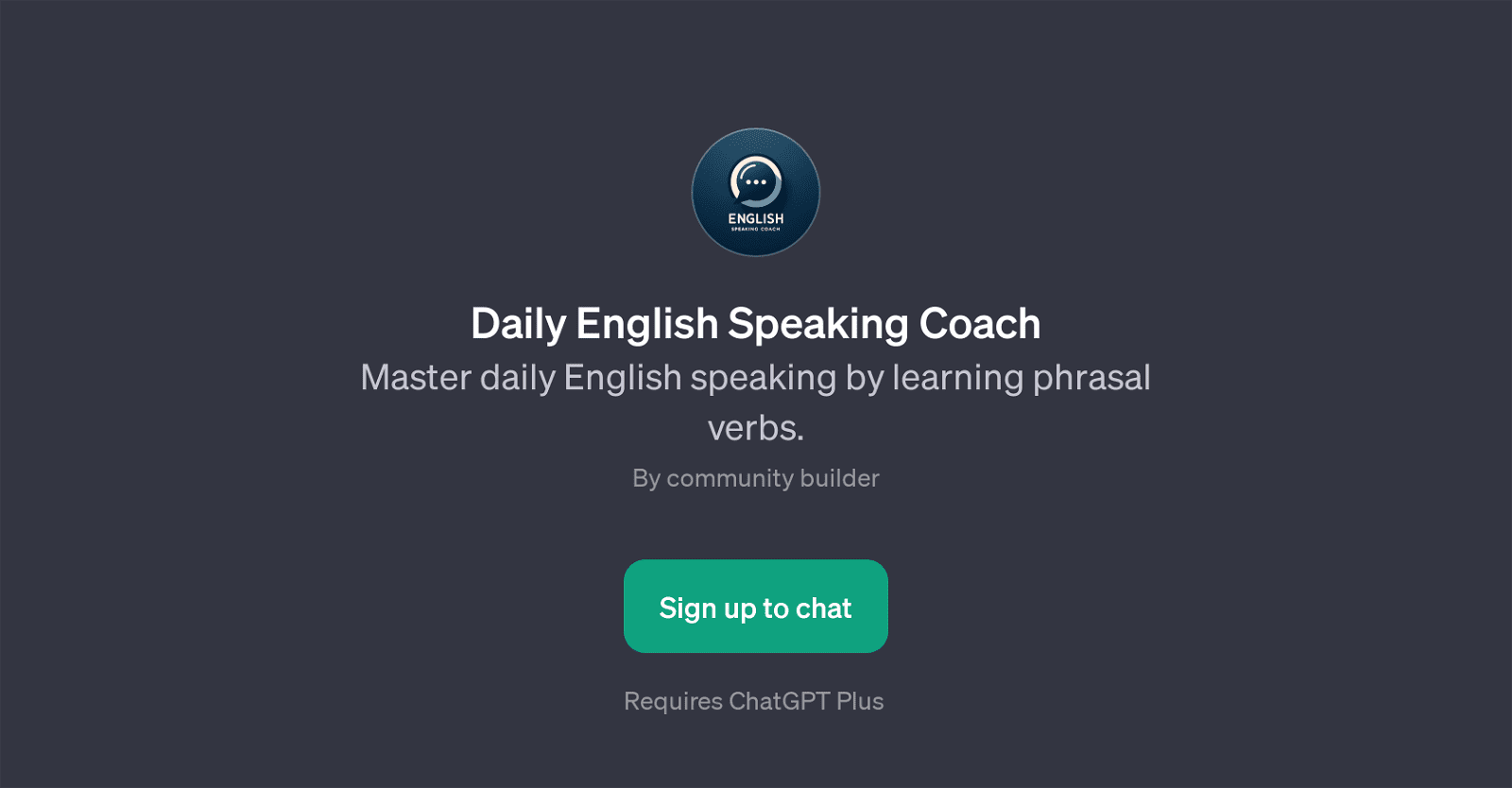 Daily English Speaking Coach