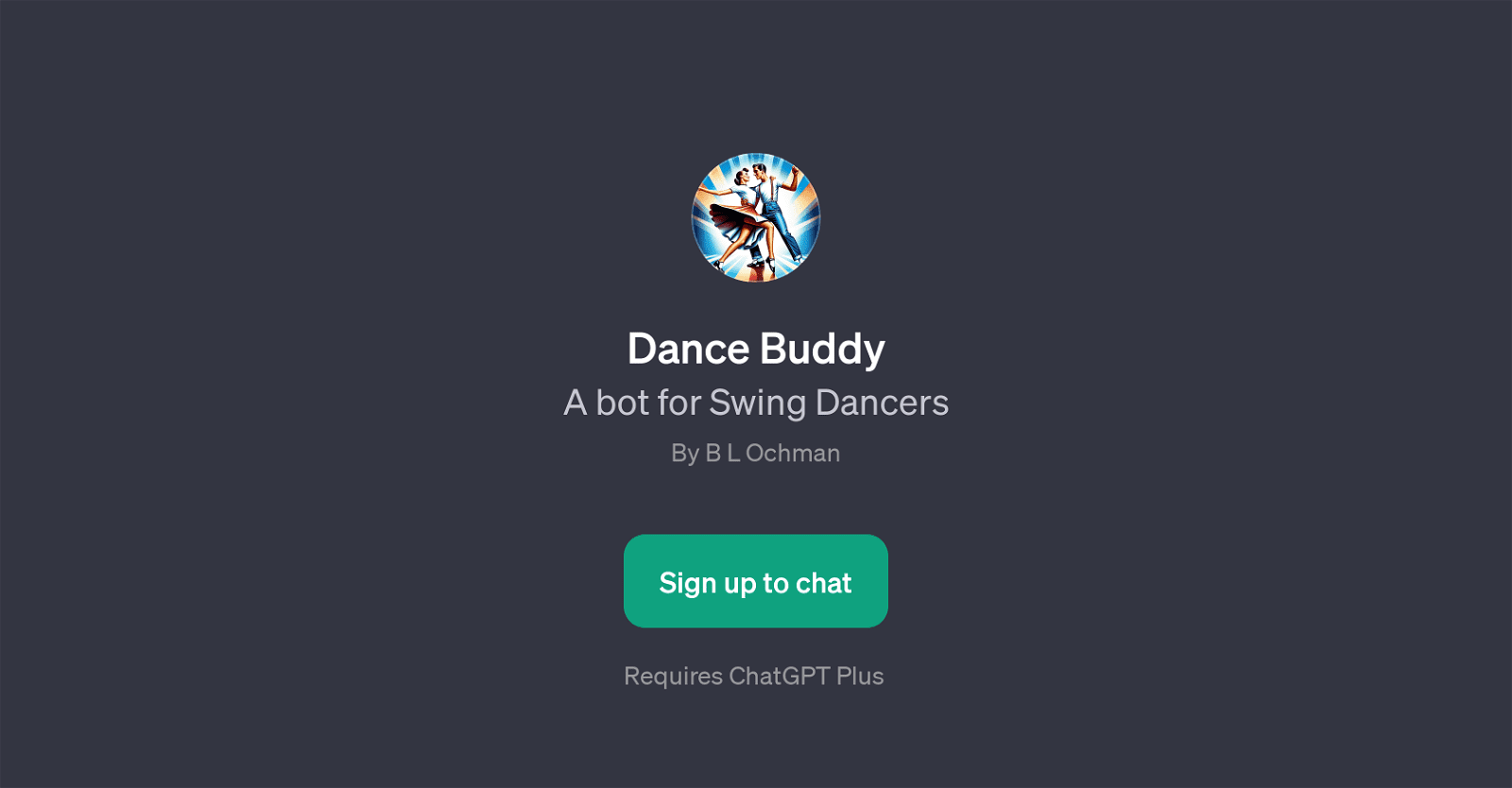 Dance Buddy-A bot for Swing Dancers