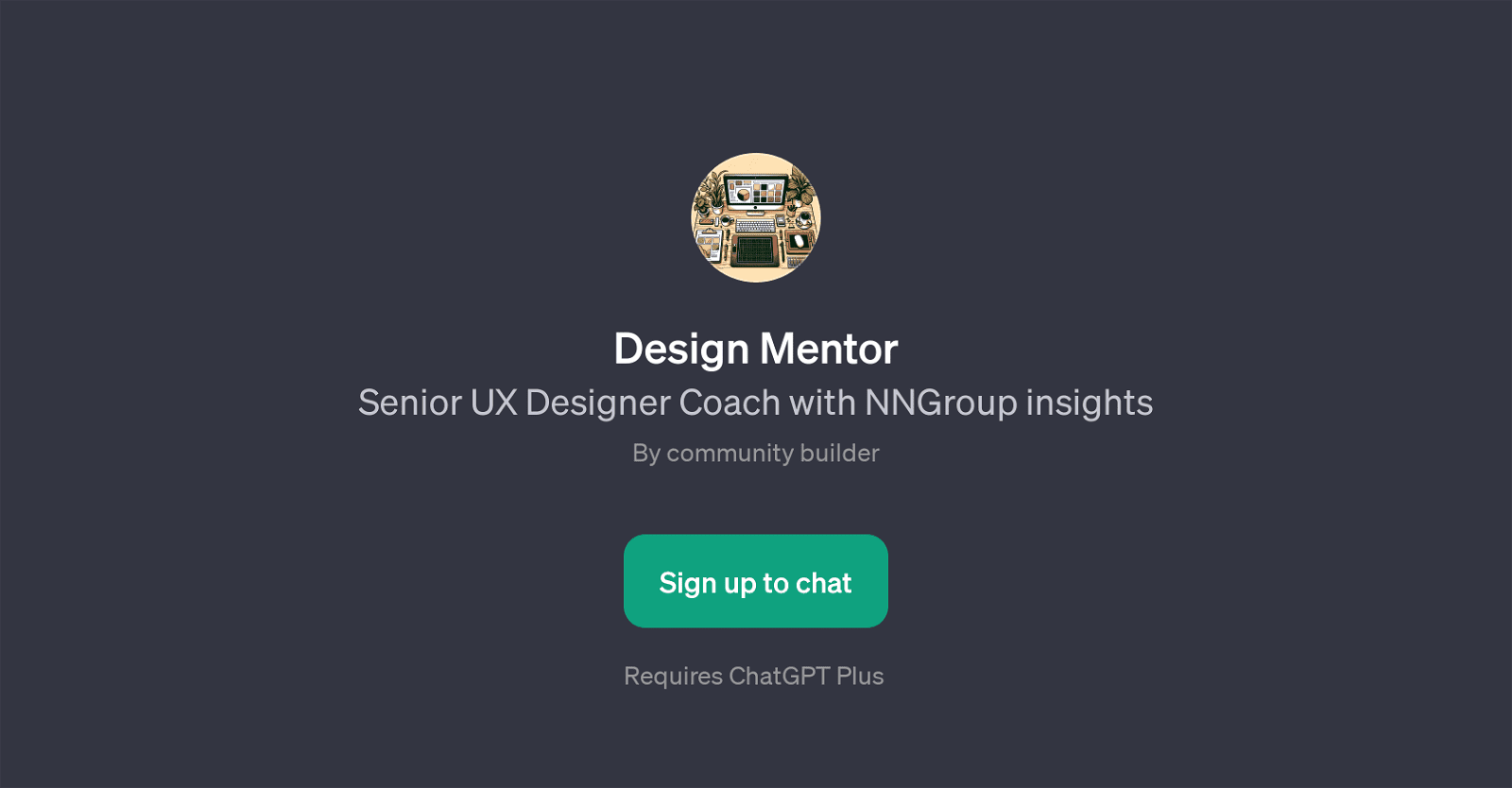 Design Mentor - UX Designer Coach