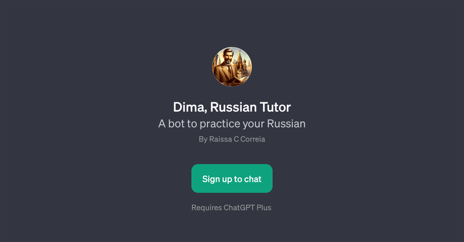 Dima, Russian Tutor