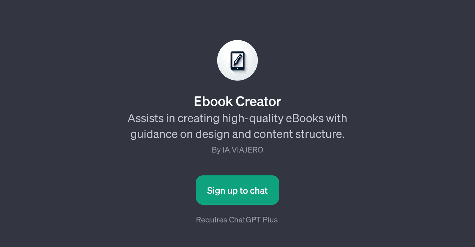 Ebook Creator
