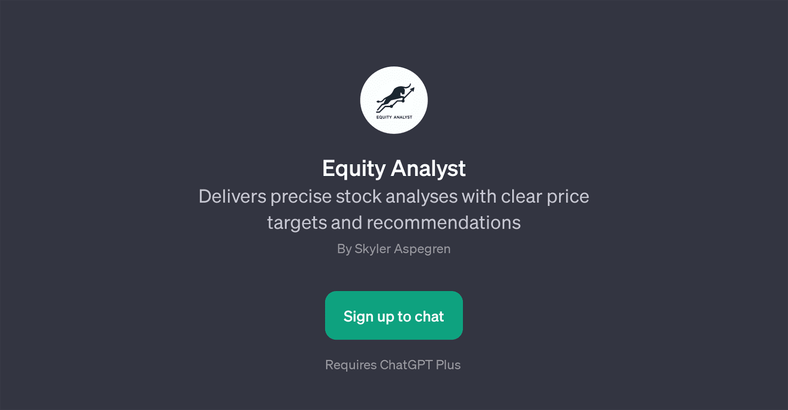Equity Analyst