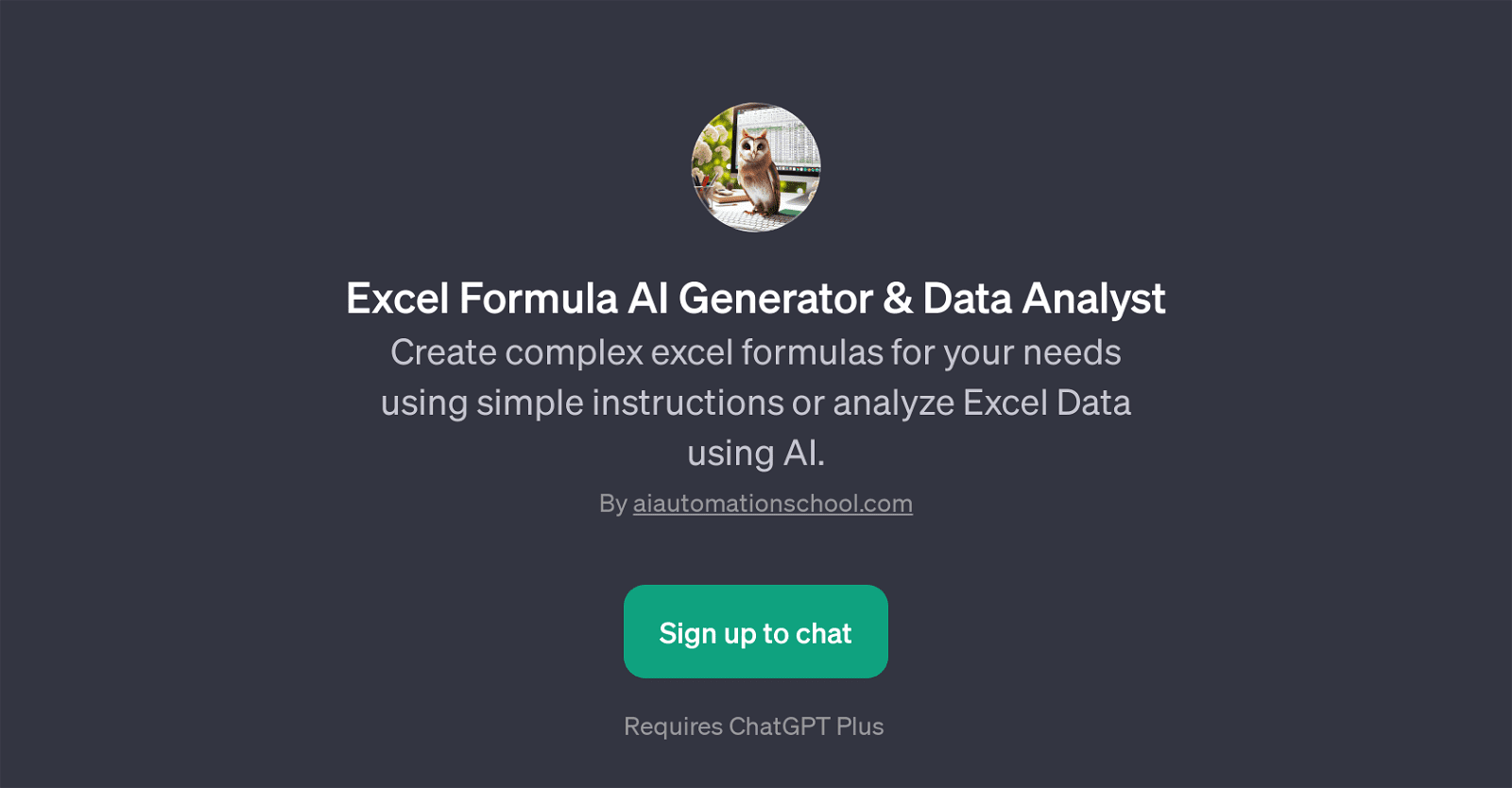 Excel Formula AI Generator & Data Analyst