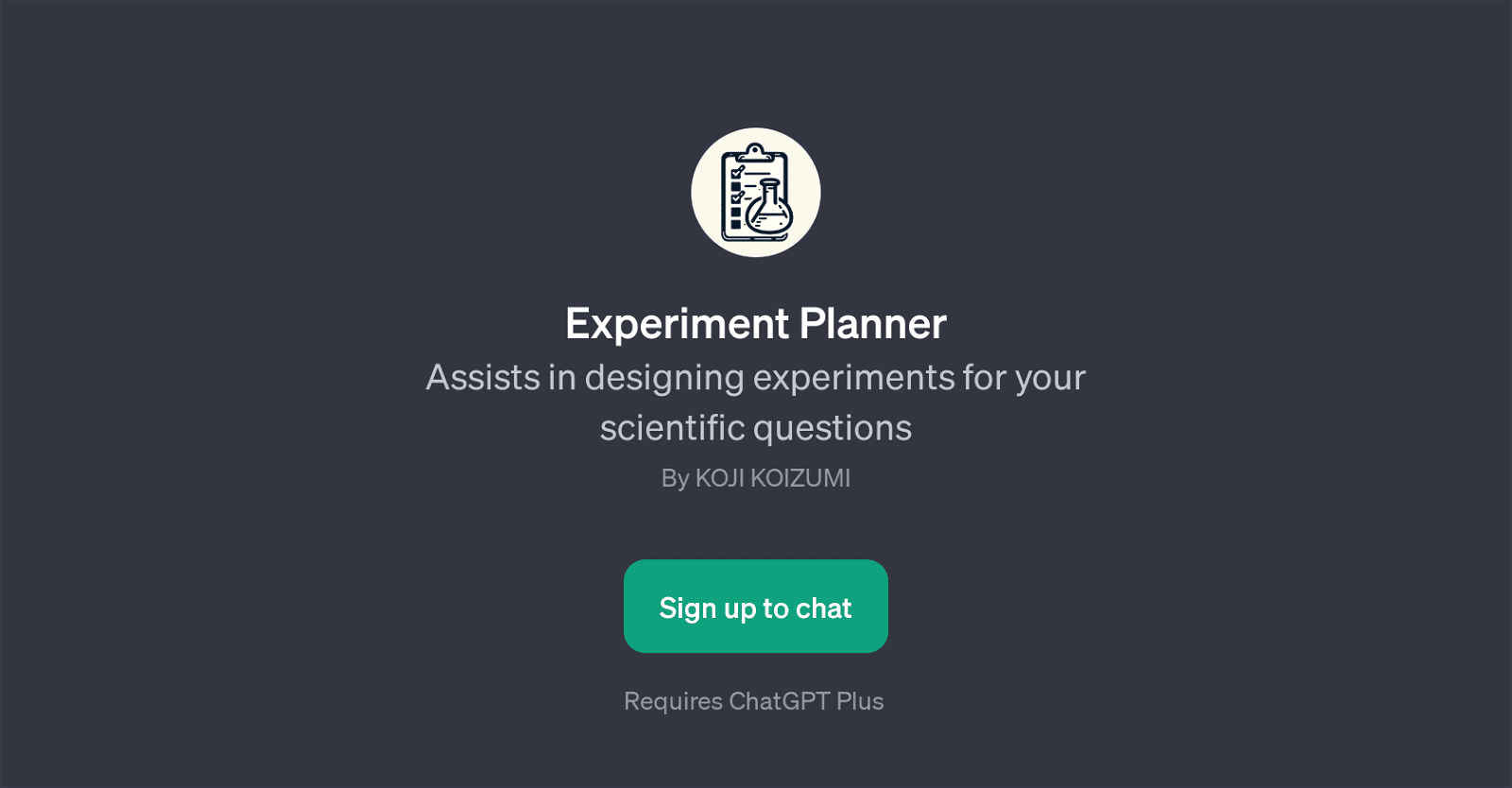 Experiment Planner