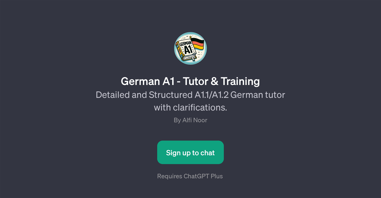German A1 - Tutor & Training