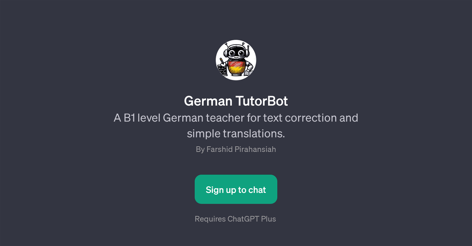 German TutorBot