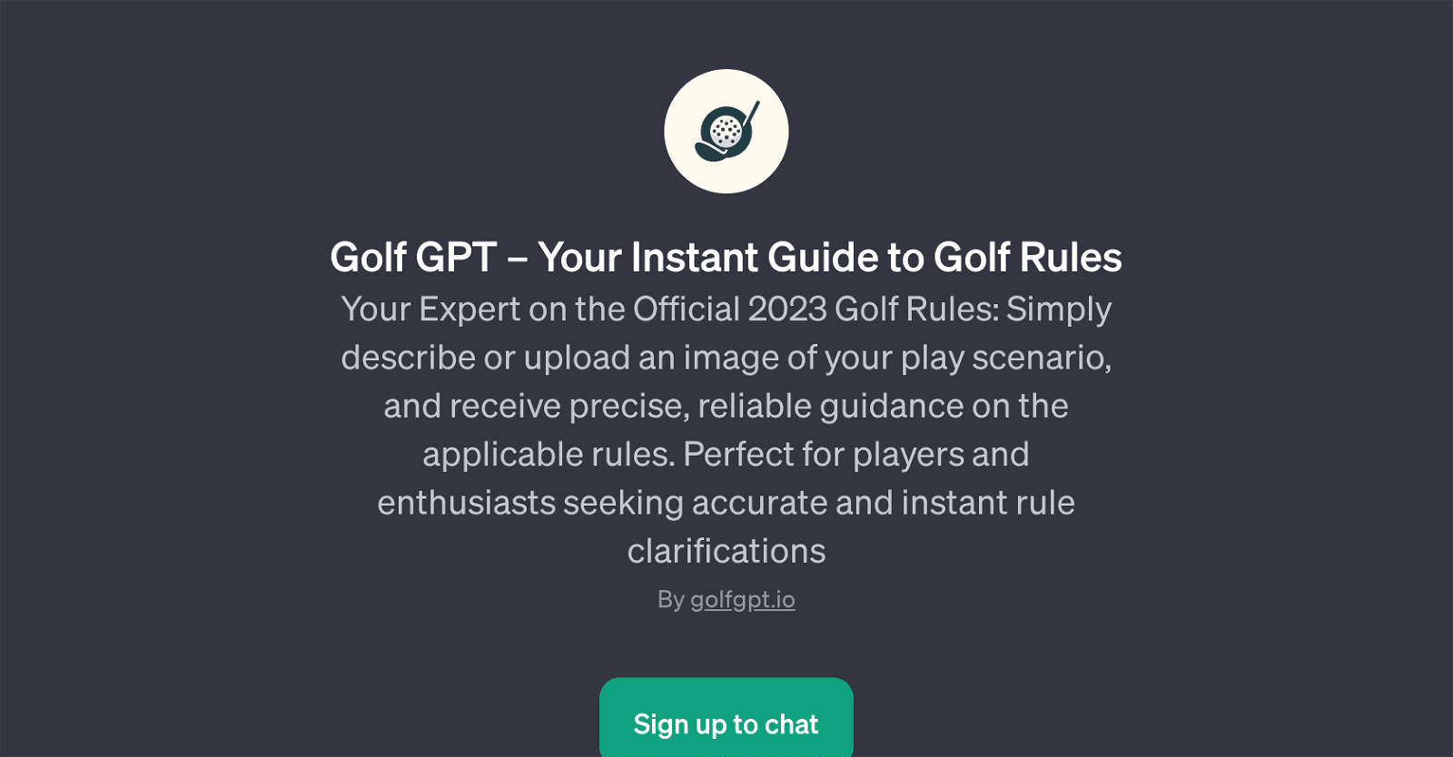 Golf GPT