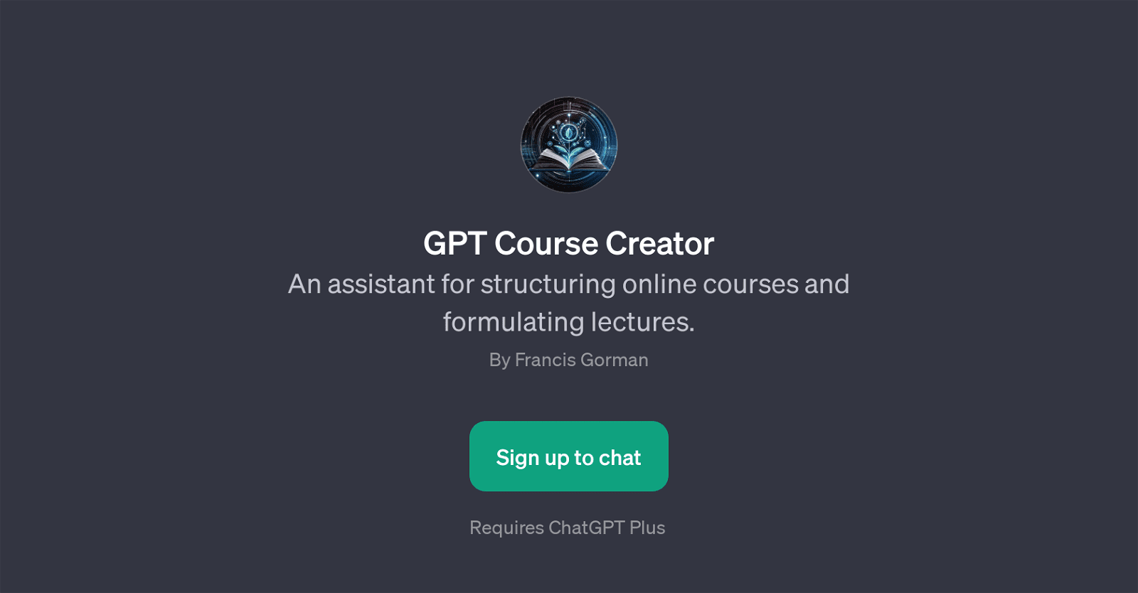 GPT Course Creator