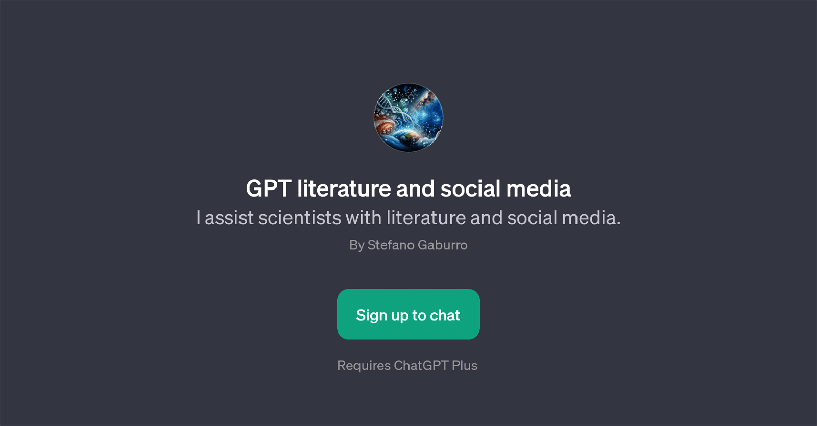 GPT Literature and Social Media