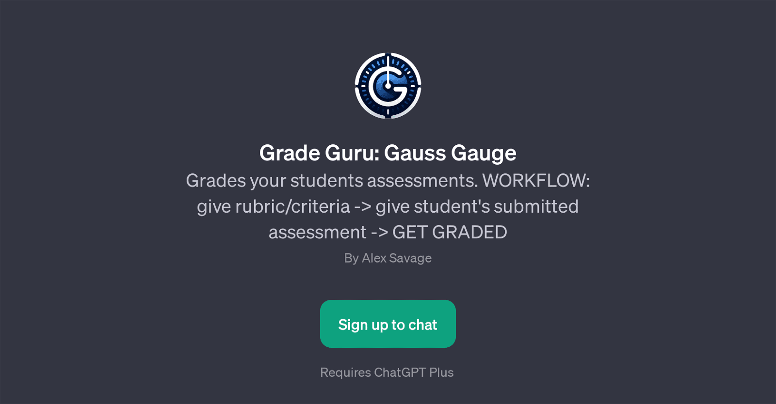 Grade Guru: Gauss Gauge