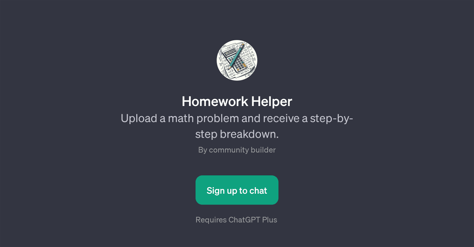 Homework Helper - Math problem