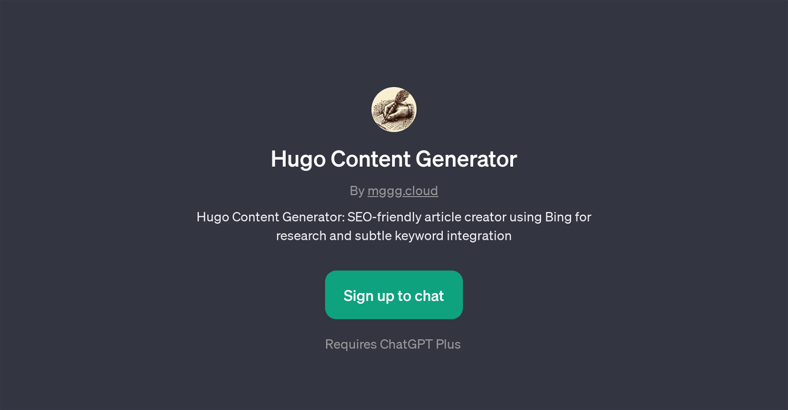Hugo Content Generator